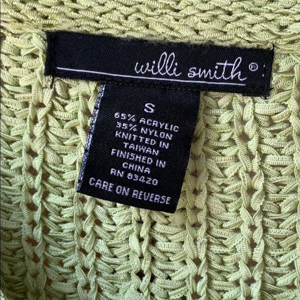 Lime green cropped sweater - Picture 3 of 3
